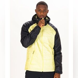 Salomon Outline Quilted Lightweight Insulated Hooded Jacket Mens Size Large